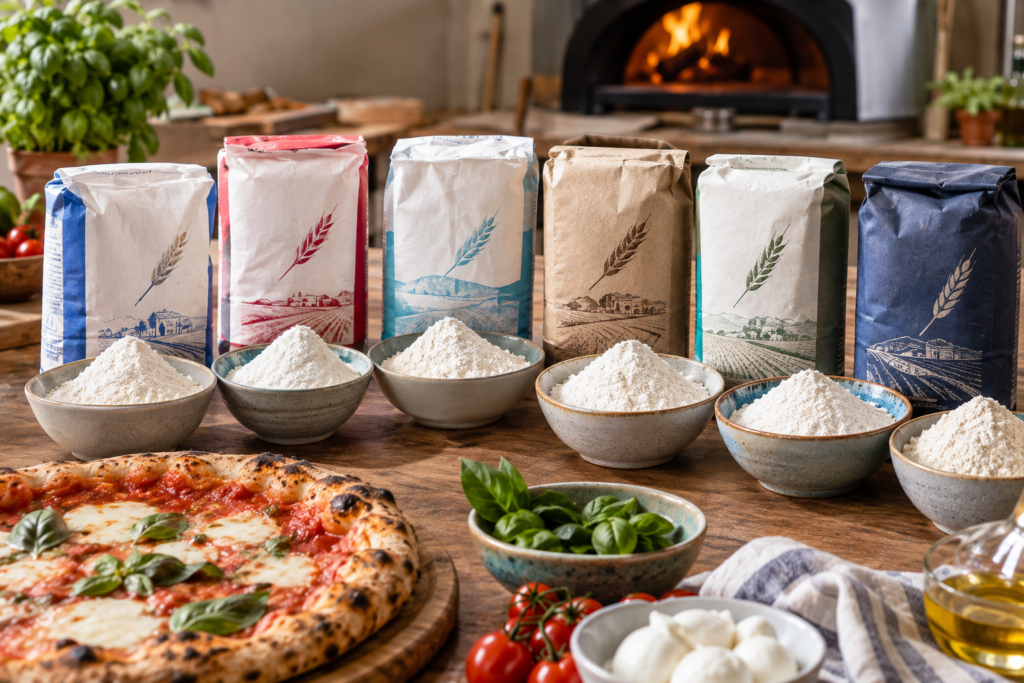 foto ter illustratie bij een pagina over welke bloem te kiezen voor een pizza