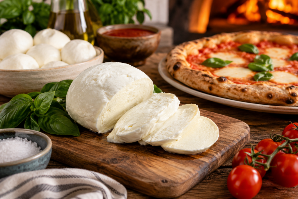 foto ter illustratie bij de pagina over beste mozzarella voor pizza